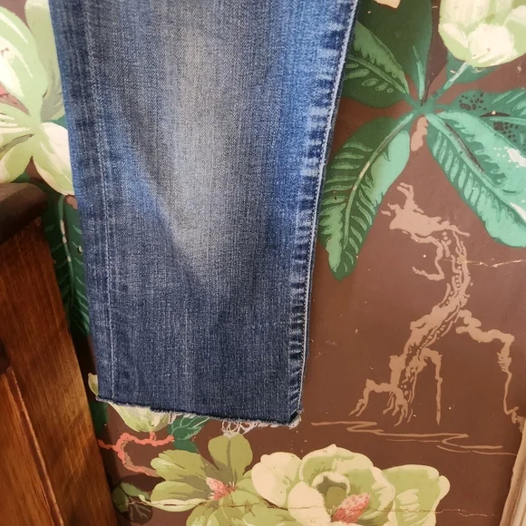 7 FOR ALL MANDKIND Straight Leg Crop Size 27 - Picture 4 of 13